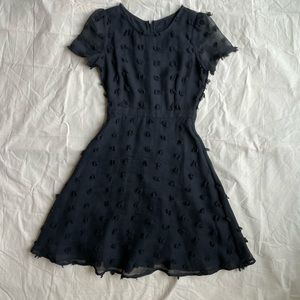 Anthropology Black Dress